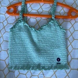 Hollister perfect green tank top